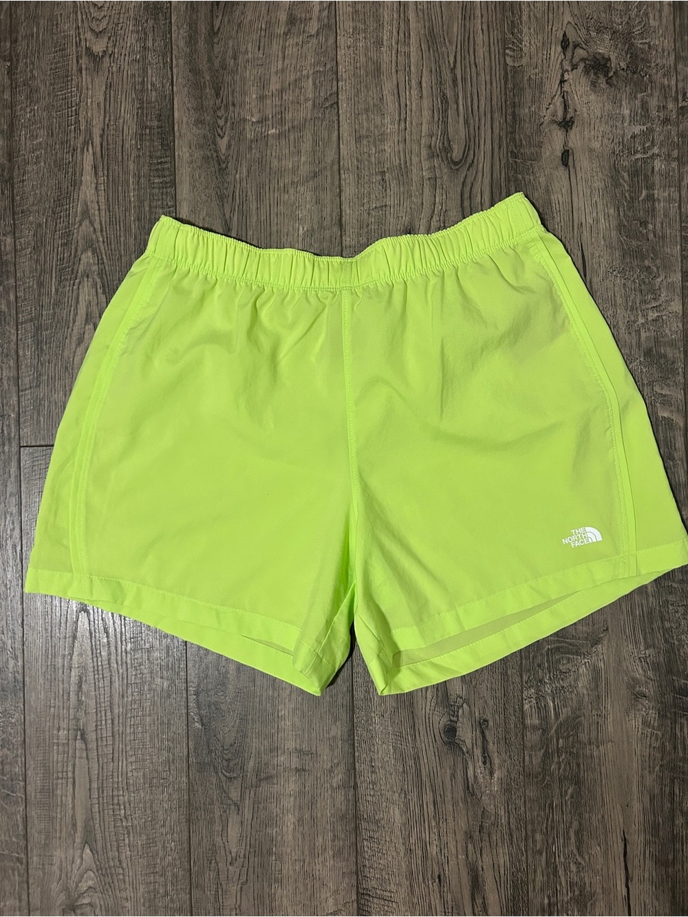 The North Face Women's Neon Lime Athletic Shorts size medium - high visibility